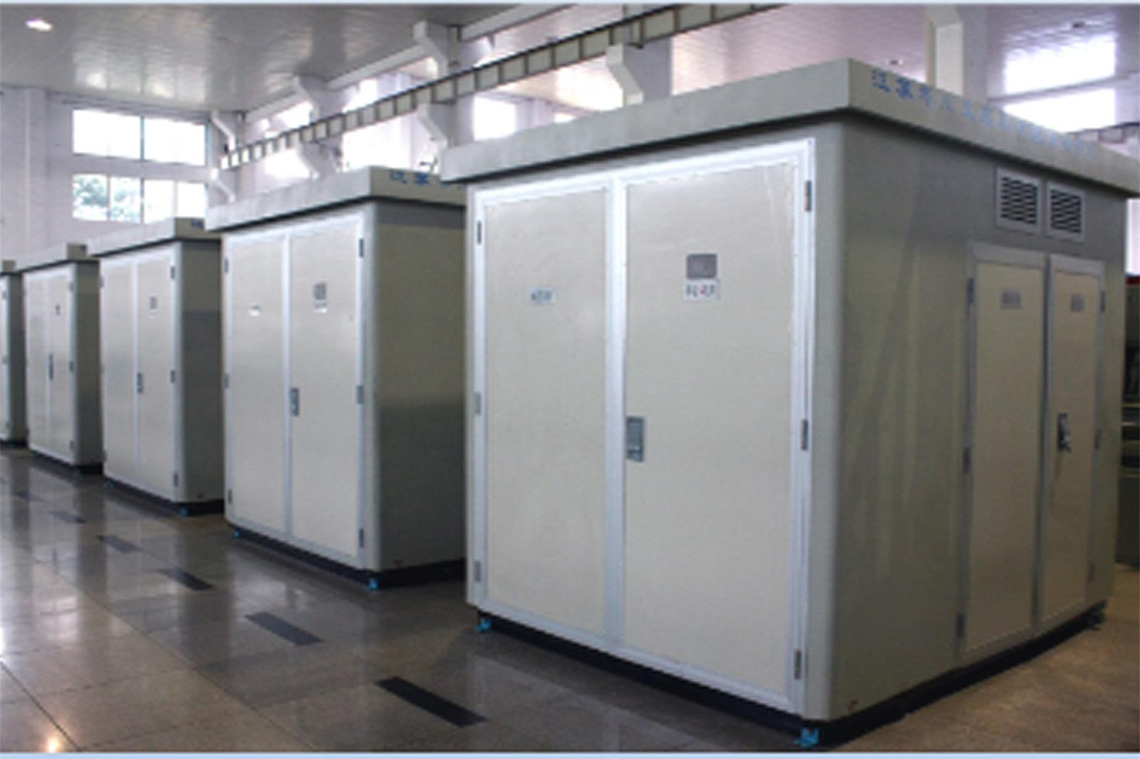 Pre-assembled substations for solar photovoltaic power stations