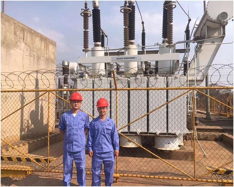 30 MVA 120/20 kV transformer with OLTC in DRC