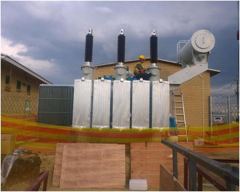 40 MVA 66/11 kV transformer with MR OLTC in Botswana