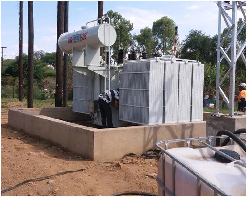 10 MVA 33/33 kV transformer with OLTC inNigeria